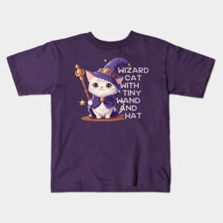 wizard cat Kids T-Shirt